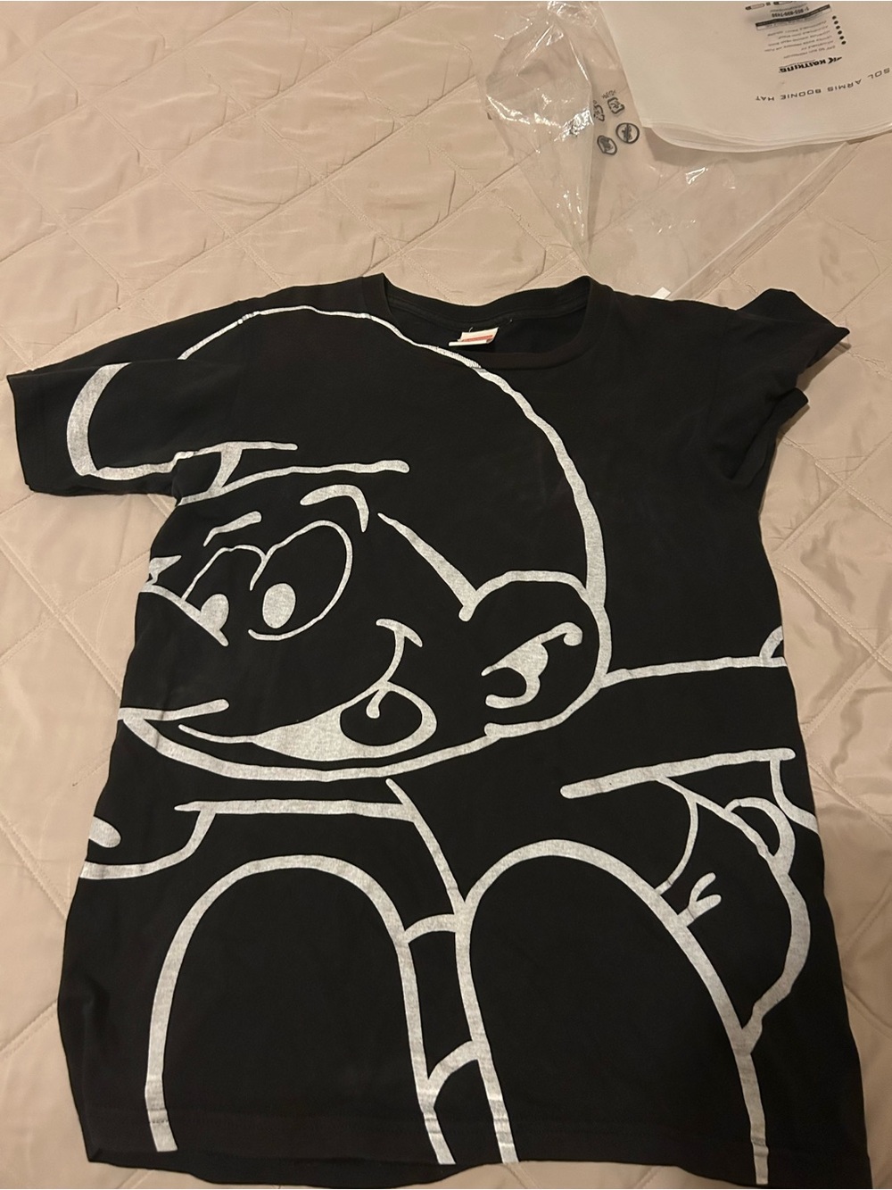 Black supreme Smurf shirt